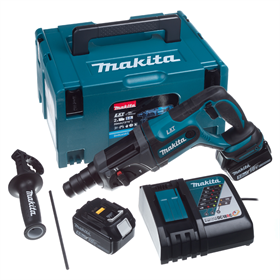 Boorhamer Makita DHR241RTJ 2x5,0Ah MAKPAC 3