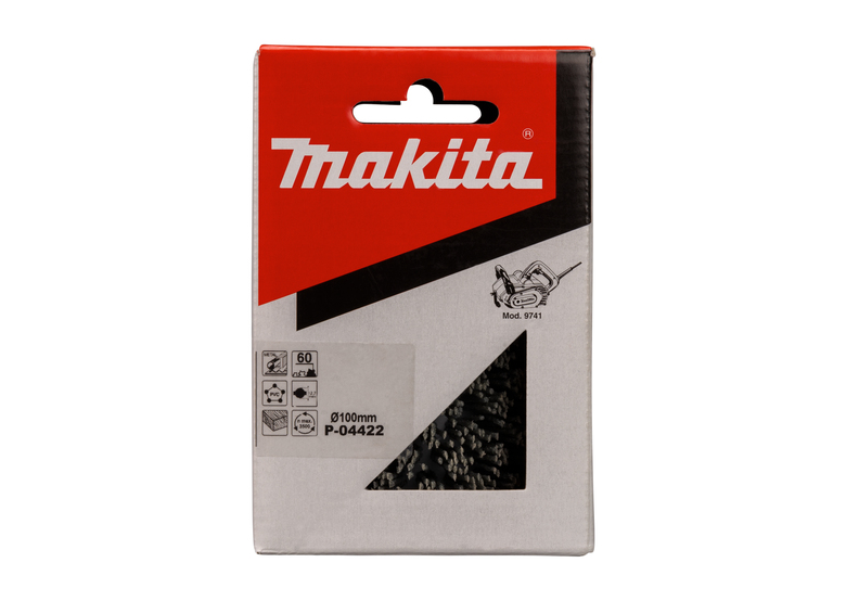 Schuurborstel nylon voor de schuurmachine 9741 Makita P-04422