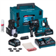 Combihamer SDS-Plus. Makita XGT HR004GM202 2x4,0Ah MAKPAC 4