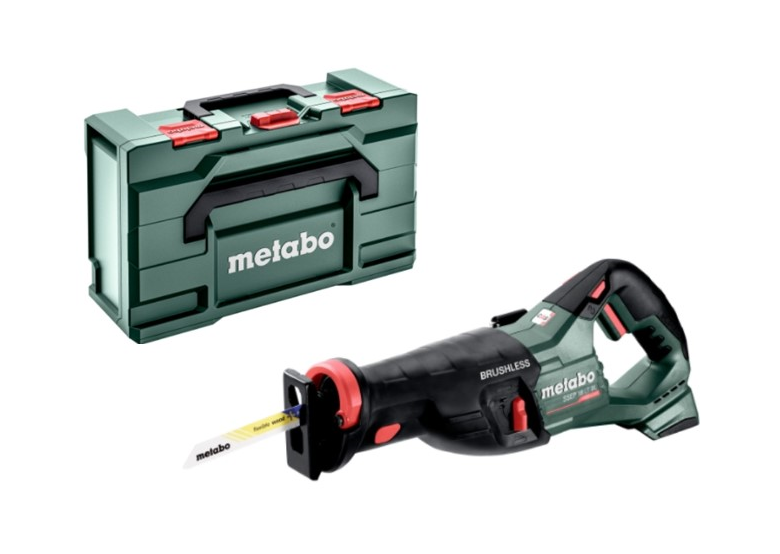 Reciprozaag 18V Metabo SSEP 18 LT BL (carcass) + metaBOX 165 L