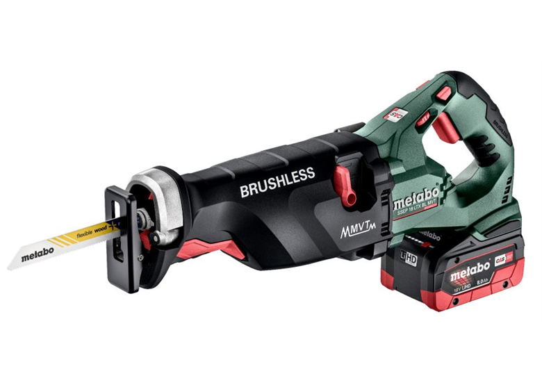 Reciprozaag Metabo SSEP 18 LTX BL MVT 2x8.0Ah