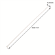 Kabelbinders 4.8x300mm, 75st., wit Neo 01-609