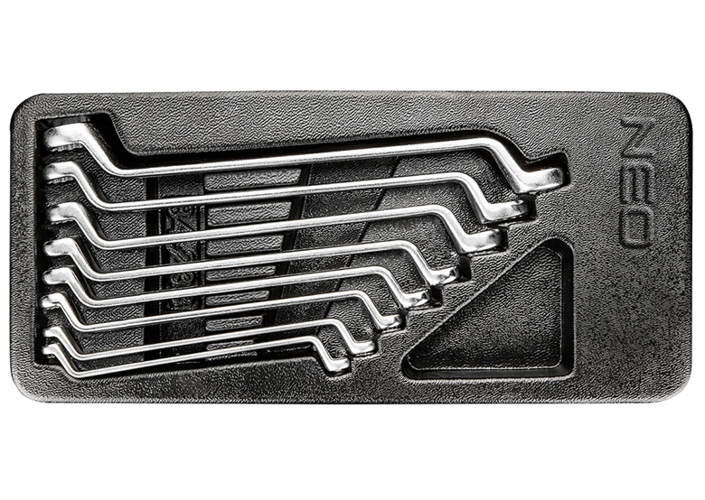 Inlay voor gereedschapkast met steek-ringsleutels-gebogen Neo 84-233