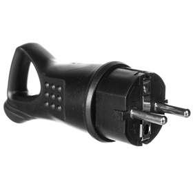 Draagbaar rubberen stopcontact met hendel IP44 16A 250V Orno OR-AE-1369