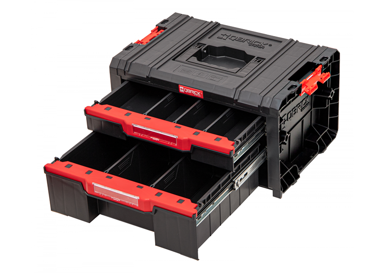 Gereedschapskist met laden Qbrick System PRO 2.0 DRAWER 2 TOOLBOX BASIC