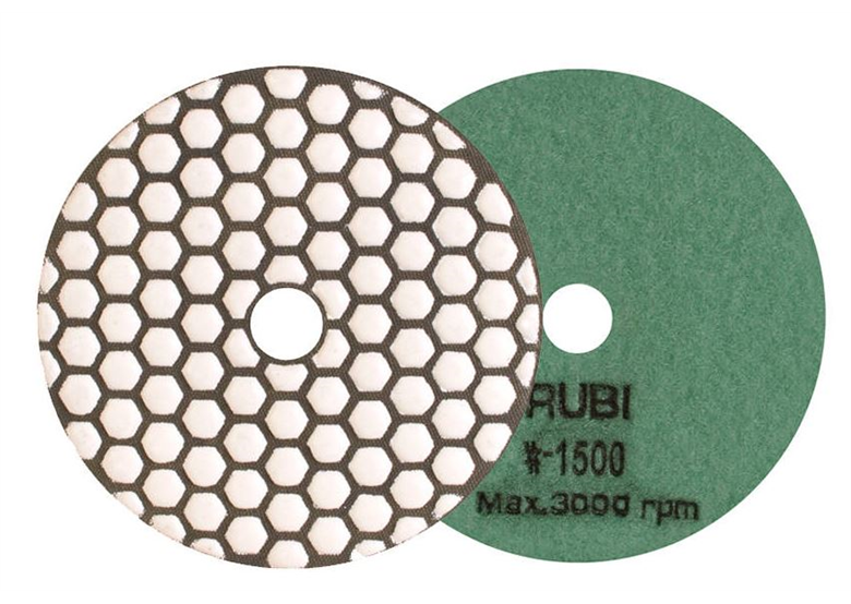 Schuur- en polijstpads voor droog werken 100mm, K1500 Rubi 62975