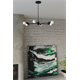 Kroonluchter LANGO 5 zwart Sollux Lighting Crimson