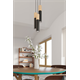 Hanglamp PABLO 2 zwart Sollux Lighting Peach Puff