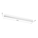 Wandlamp PINNE 90 wit Sollux Lighting Toro TH.053