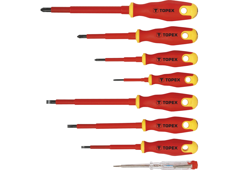 Schroevendraaierset 10st., 1000V Topex 39D674