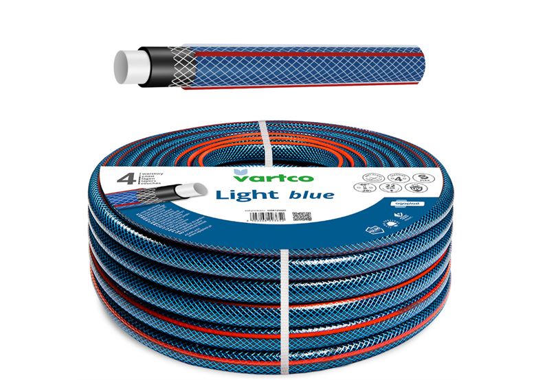 Tuinslang 1/2” 20m 4-laags Vartco LIGHT BLUE 1008120020