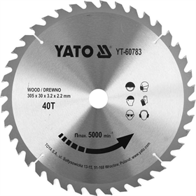 Zaagblad Widia voor hout 305x30mm Yato YT-60783